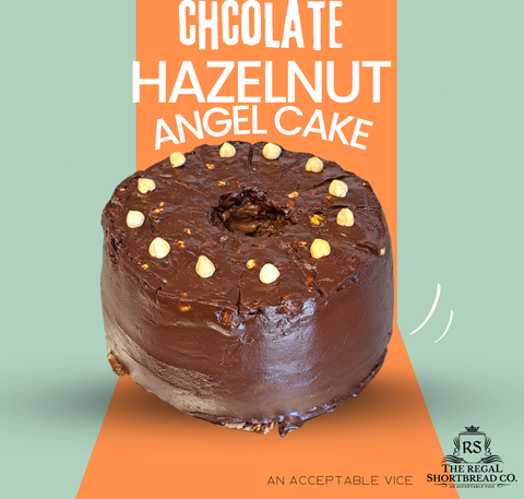 Chocolate Hazelnut Angel Cake
