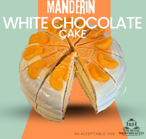 Mandarin White Chocolate Cake